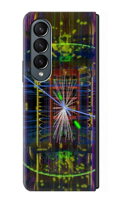 S3545 Collision de particules Quantiques Etui Coque Housse pour Samsung Galaxy Z Fold 4
