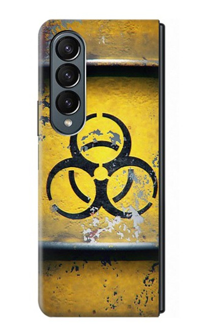 S3669 Graphique du réservoir de danger biologique Etui Coque Housse pour Samsung Galaxy Z Fold 4