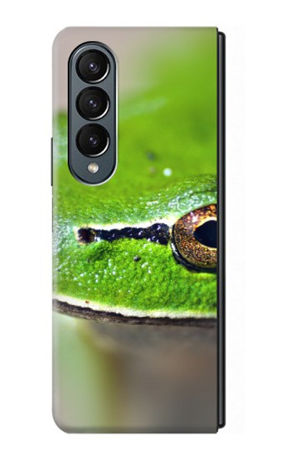 S3845 Grenouille verte Etui Coque Housse pour Samsung Galaxy Z Fold 4