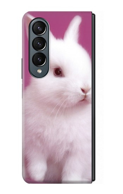 S3870 Mignon bébé lapin Etui Coque Housse pour Samsung Galaxy Z Fold 4