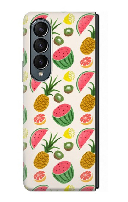 S3883 Motif de fruits Etui Coque Housse pour Samsung Galaxy Z Fold 4