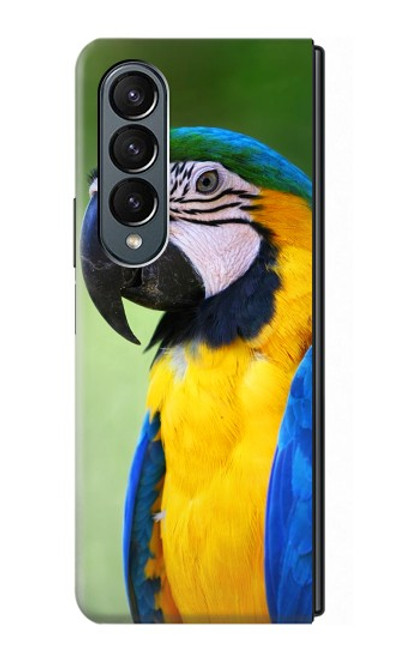 S3888 Ara Visage Oiseau Etui Coque Housse pour Samsung Galaxy Z Fold 4