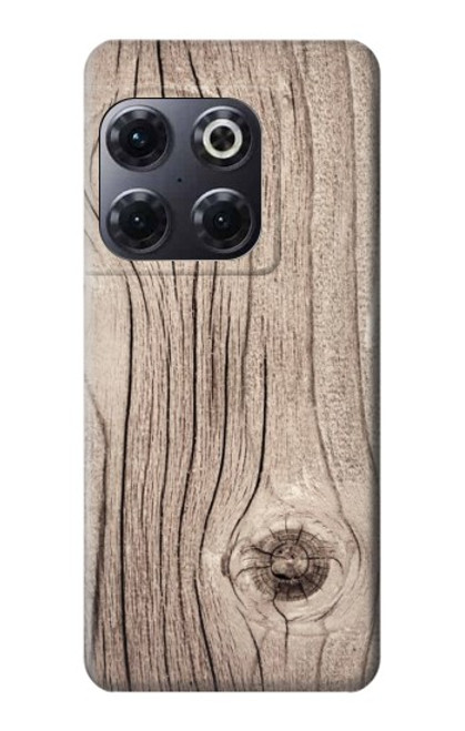 S3822 Graphique de la texture du bois imprimé Etui Coque Housse pour OnePlus 10T