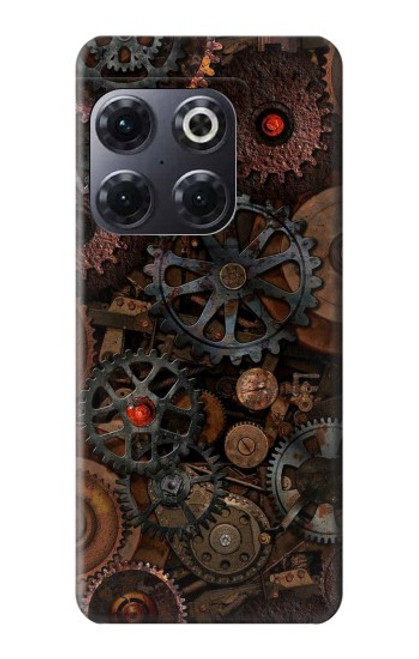 S3884 Engrenages Mécaniques Steampunk Etui Coque Housse pour OnePlus 10T