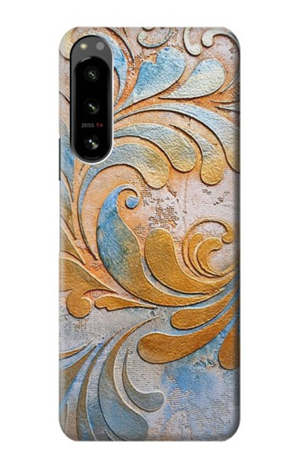 S3875 Tapis vintage en toile Etui Coque Housse pour Sony Xperia 5 IV