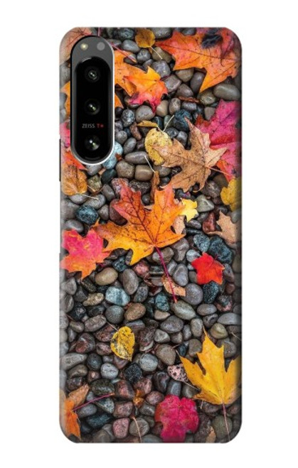 S3889 feuille d'érable Etui Coque Housse pour Sony Xperia 5 IV