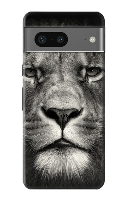 S1352 Lion Visage Etui Coque Housse pour Google Pixel 7