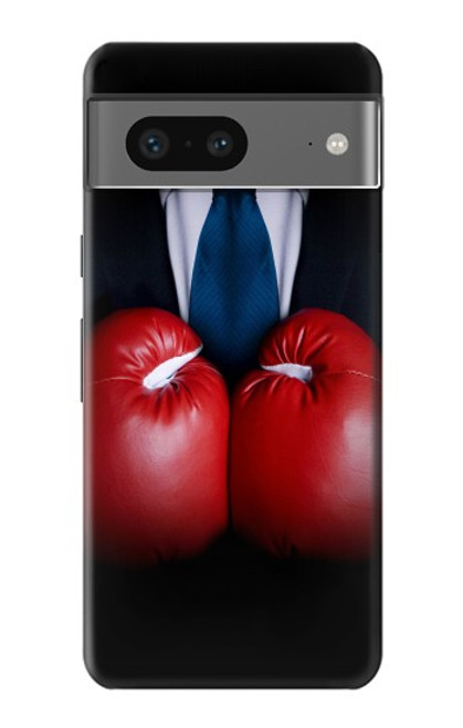 S2261 Homme d'affaires Noir Costume avec des gants de boxe Etui Coque Housse pour Google Pixel 7