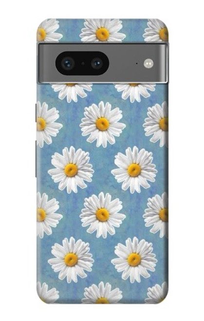 S3454 Marguerite Florale Etui Coque Housse pour Google Pixel 7