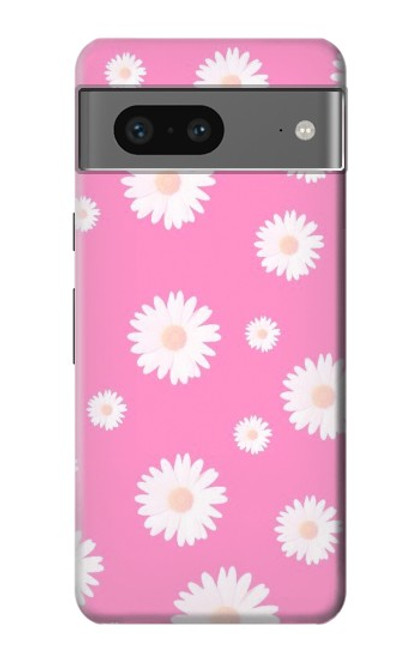 S3500 Motif floral rose Etui Coque Housse pour Google Pixel 7