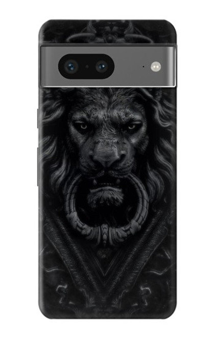 S3619 Lion noir gothique Etui Coque Housse pour Google Pixel 7