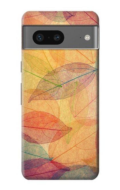 S3686 Automne Feuille Automne Etui Coque Housse pour Google Pixel 7