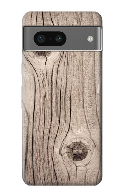 S3822 Graphique de la texture du bois imprimé Etui Coque Housse pour Google Pixel 7