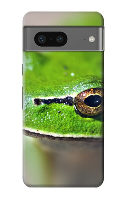 S3845 Grenouille verte Etui Coque Housse pour Google Pixel 7