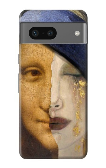S3853 La Joconde Gustav Klimt Vermeer Etui Coque Housse pour Google Pixel 7