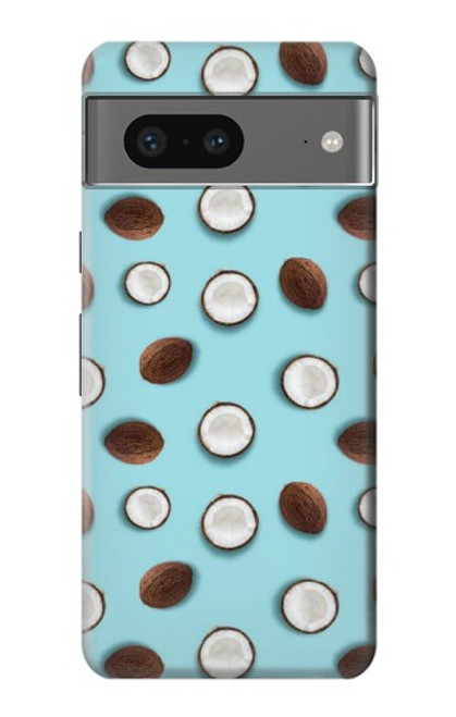 S3860 Motif à pois de noix de coco Etui Coque Housse pour Google Pixel 7