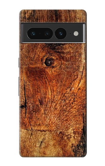 S1140 Bois graphique Etui Coque Housse pour Google Pixel 7 Pro