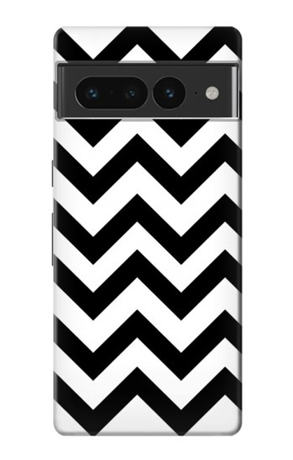 S1613 Chevron Zigzag Etui Coque Housse pour Google Pixel 7 Pro