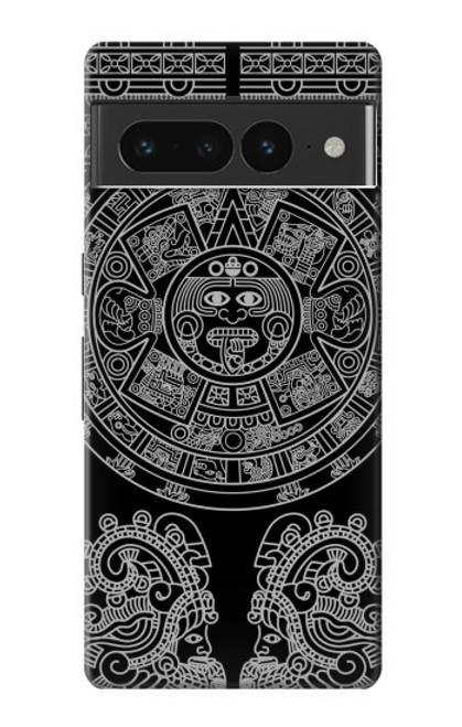 S1838 Motif maya Etui Coque Housse pour Google Pixel 7 Pro