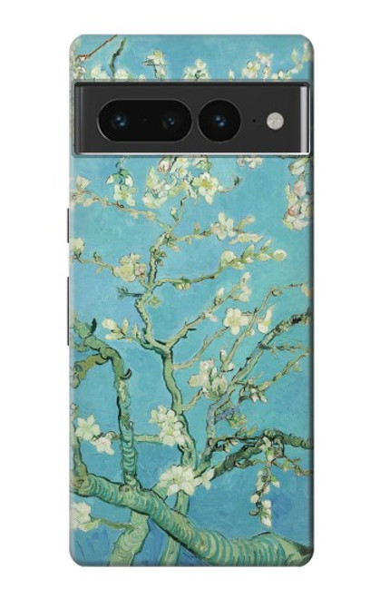 S2692 Vincent Van Gogh Amandier en fleurs Etui Coque Housse pour Google Pixel 7 Pro