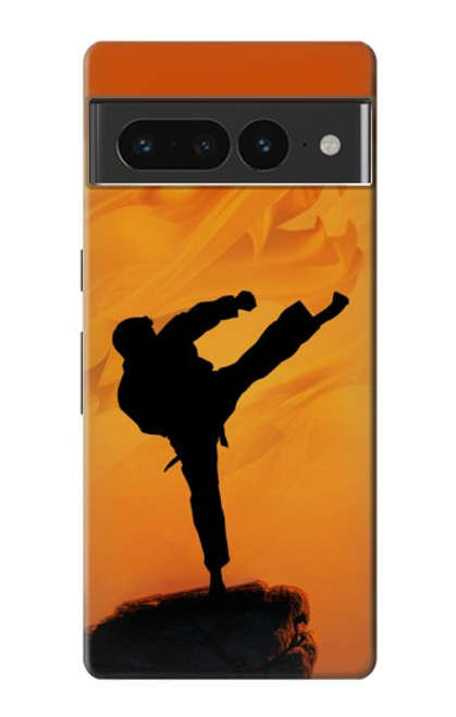 S3024 Kung Fu Karate Combattant Etui Coque Housse pour Google Pixel 7 Pro