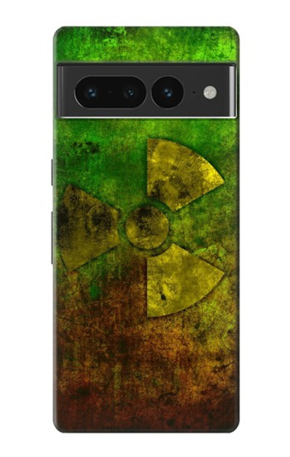 S3202 Symbole de danger radioactif nucléaire Etui Coque Housse pour Google Pixel 7 Pro