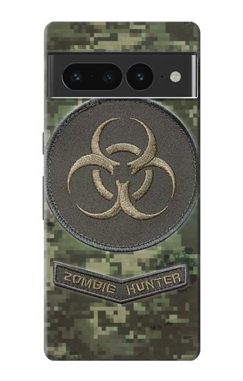 S3468 Biohazard Zombie Hunter Graphic Etui Coque Housse pour Google Pixel 7 Pro