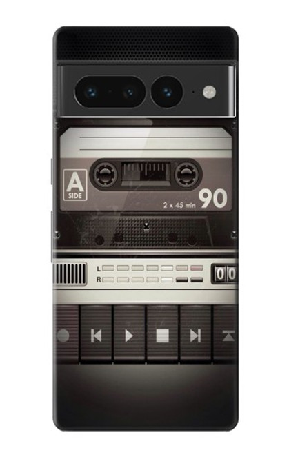 S3501 Lecteur cassette millésimé Etui Coque Housse pour Google Pixel 7 Pro