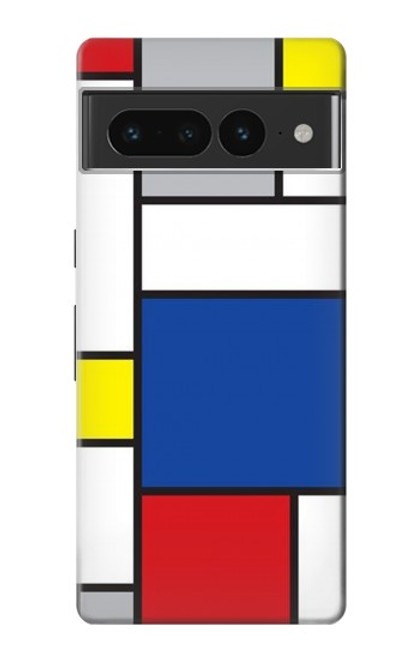 S3536 Art moderne Etui Coque Housse pour Google Pixel 7 Pro