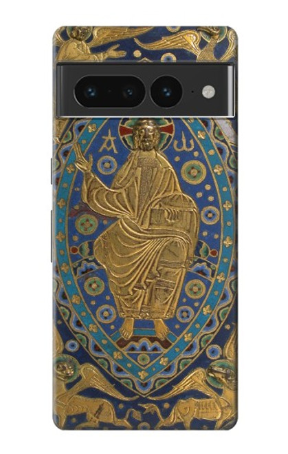 S3620 Livre Couverture Majesty Christ Etui Coque Housse pour Google Pixel 7 Pro