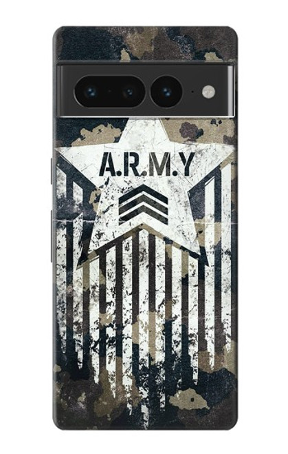 S3666 Camouflage de l'armée Etui Coque Housse pour Google Pixel 7 Pro