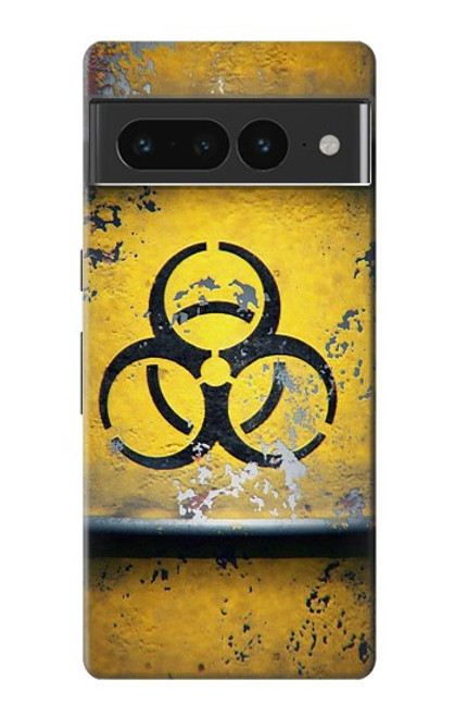 S3669 Graphique du réservoir de danger biologique Etui Coque Housse pour Google Pixel 7 Pro