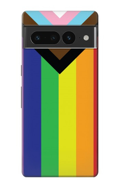 S3846 Drapeau de fierté LGBT Etui Coque Housse pour Google Pixel 7 Pro