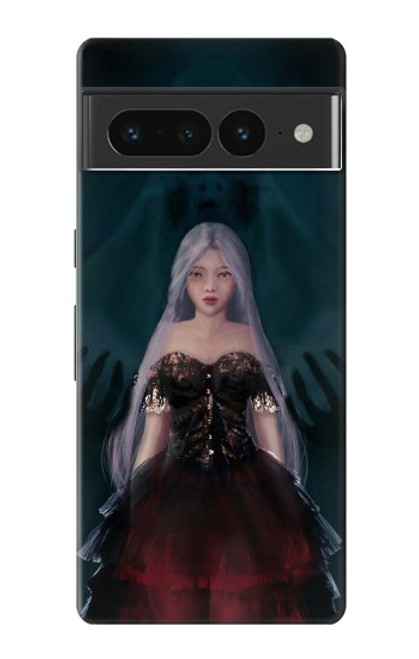 S3847 Lilith Devil Bride Gothique Fille Crâne Grim Reaper Etui Coque Housse pour Google Pixel 7 Pro