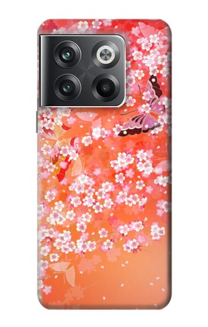S2543 Motif japonais Kimono fleur de style Etui Coque Housse pour OnePlus Ace Pro