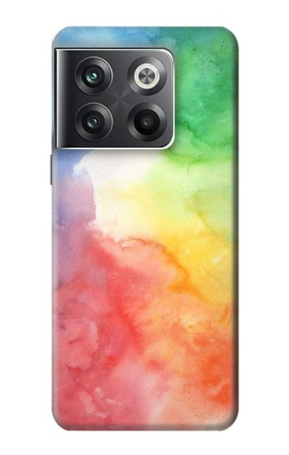 S2945 Aquarelle colorée Etui Coque Housse pour OnePlus Ace Pro