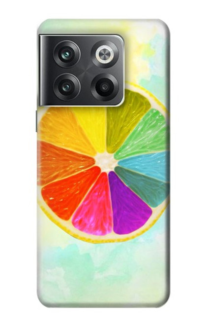 S3493 citron coloré Etui Coque Housse pour OnePlus Ace Pro