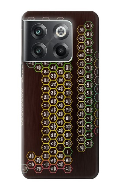 S3544 Néon Honeycomb Tableau périodique Etui Coque Housse pour OnePlus Ace Pro