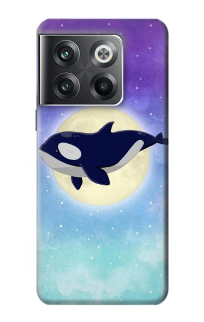 S3807 Killer Whale Orca Lune Pastel Fantaisie Etui Coque Housse pour OnePlus Ace Pro