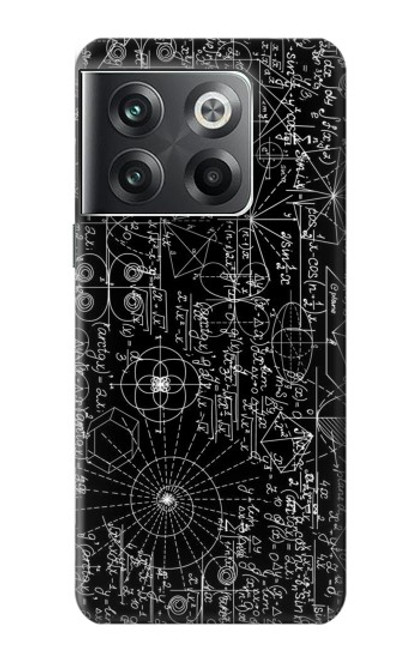 S3808 Tableau noir de mathématiques Etui Coque Housse pour OnePlus Ace Pro