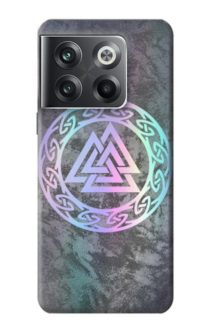 S3833 Valknut Odin Wotans Noeud Hrungnir Coeur Etui Coque Housse pour OnePlus Ace Pro