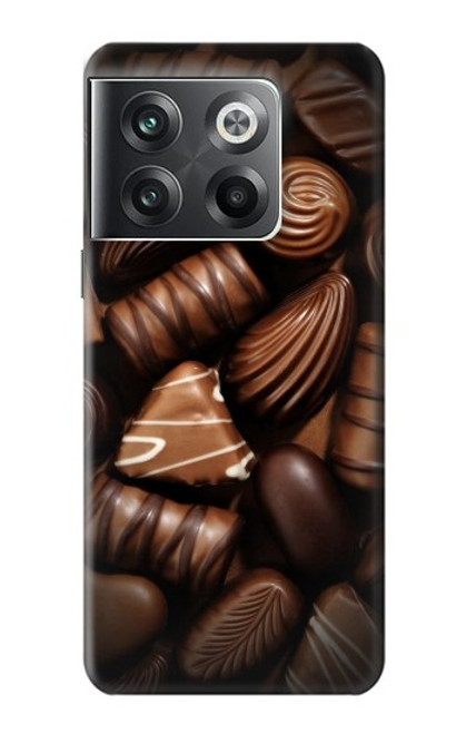 S3840 Amateurs de chocolat au lait au chocolat noir Etui Coque Housse pour OnePlus Ace Pro