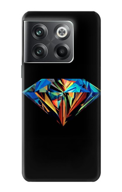 S3842 Diamant coloré abstrait Etui Coque Housse pour OnePlus Ace Pro