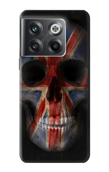 S3848 Crâne de drapeau du Royaume-Uni Etui Coque Housse pour OnePlus Ace Pro