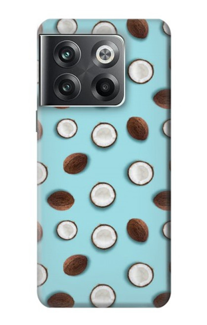 S3860 Motif à pois de noix de coco Etui Coque Housse pour OnePlus Ace Pro