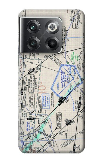 S3882 Carte de vol en route Etui Coque Housse pour OnePlus Ace Pro