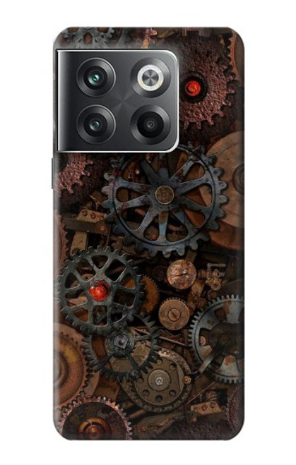 S3884 Engrenages Mécaniques Steampunk Etui Coque Housse pour OnePlus Ace Pro