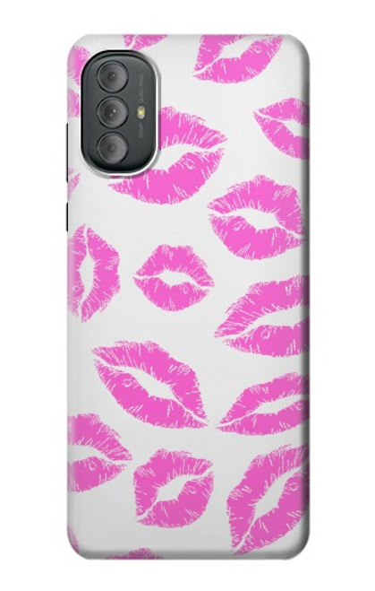 S2214 Bisous Lèvres roses Etui Coque Housse pour Motorola Moto G Power 2022, G Play 2023