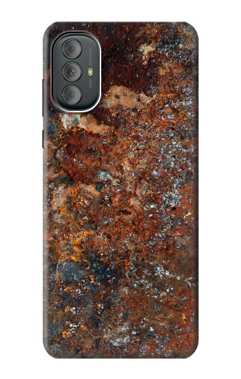 S2714 Rouille Texture acier imprimé graphique Etui Coque Housse pour Motorola Moto G Power 2022, G Play 2023