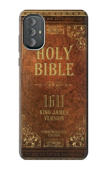 S2890 Holy Bible King James Version 1611 Etui Coque Housse pour Motorola Moto G Power 2022, G Play 2023
